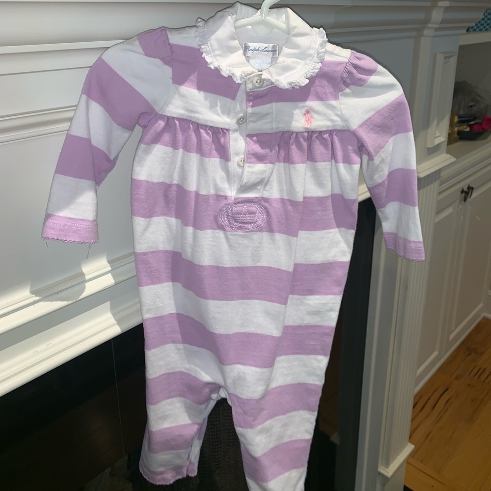 Ralph Lauren 6 month coverall girl